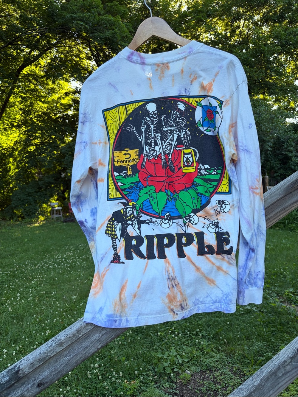 Online Ceramics ‘Ripple' Graphic Long Sleeve Shirt